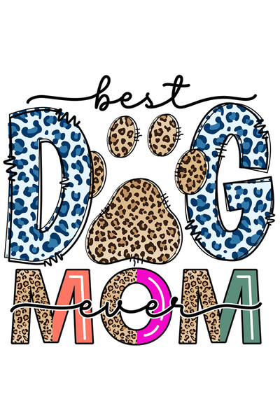 StoryGift Romania Sticker 15 Cm Cu Mesajul "best Dog Mom Ever", Caine, Animal...