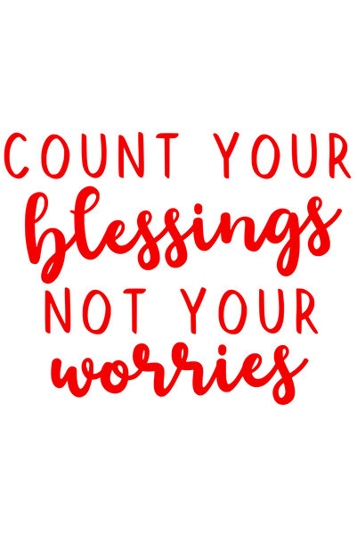 StoryGift Romania Sticker Autocolant 30CM Exterior cu mesajul "Numara binecuv...