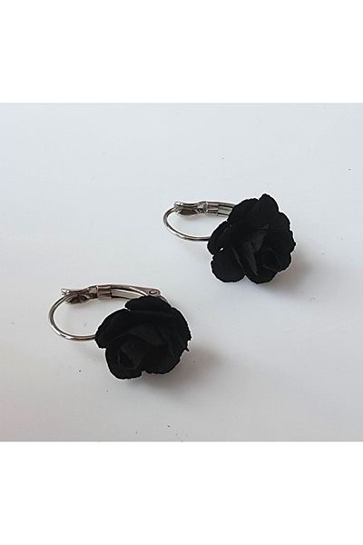 kırıkboncuk Rose Earrings