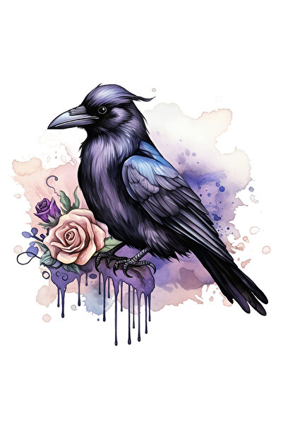 StoryGift Romania Sticker Eticheta 40CM cu un hipopotam, ilustratie, micut, ou vopsit, floricele, urechi de iepu