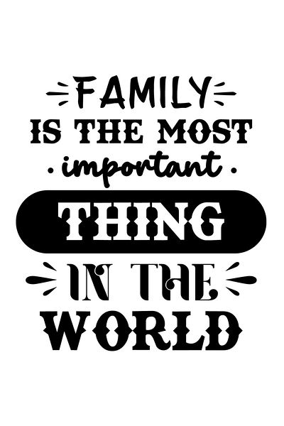 StoryGift Romania Sticker Eticheta 50CM Exterior cu textul "Familia este cel mai important lucru din lume" - pe