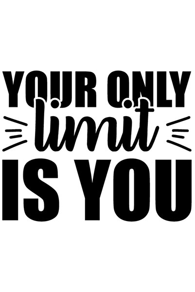 StoryGift Romania Sticker Exterior cu mesaj motivational in engleza "Your onl...