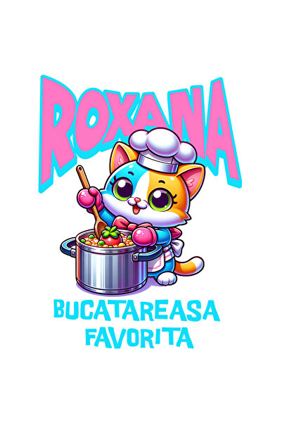 StoryGift Romania Sticker Adeziv 90CM cu Pisica Colorata vesela Bucatareasa C...