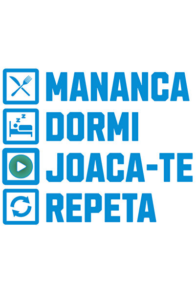 StoryGift Romania Sticker Eticheta 50CM cu Rutia Zilnica Haioasa Text Mananca...