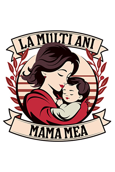 StoryGift Romania Sticker Eticheta 40CM Adeziv la multi ani mama mea femeie c...