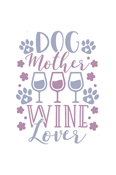 StoryGift Romania Sticker Adeziv 90CM Cu Text In Engleza Dog Mothe Wine Lover...