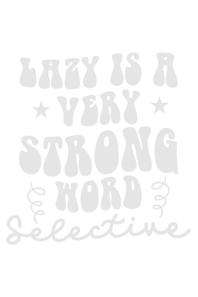 StoryGift Romania Sticker Eticheta 50CM Exterior cu mesajul "Lenes e un cuvan...