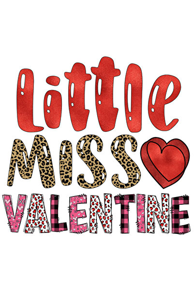 StoryGift Romania Sticker Autocolant 70CM cu mesajul "Little Miss Valentine",...