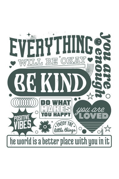 StoryGift Romania Sticker Eticheta 50CM Cu Text In Engleza Everything Will Be...