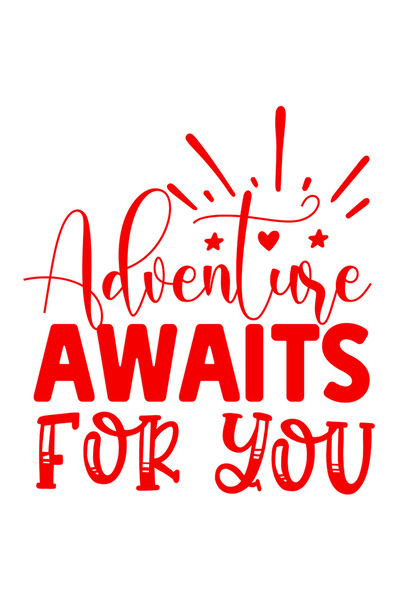 StoryGift Romania Sticker Autocolant 70CM Exterior cu mesajul in limba engleza "Adventure awaits for you" - aven