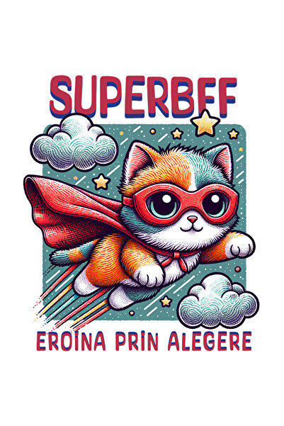 StoryGift Romania Sticker Adeziv 90CM Super BFF, Best Friend,,SuperErou, Eroi...