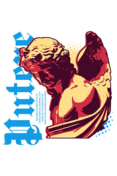 StoryGift Romania Sticker Autocolant 70CM Putere, Inger cu Margini Albe, PVC ...