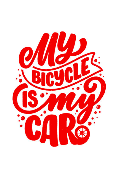 StoryGift Romania Sticker Eticheta 50CM Exterior pentru cei pasionati de ciclism care au inlocuit masina cu bici