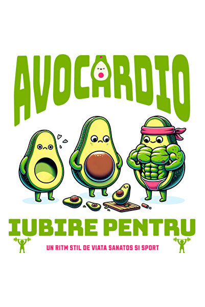 StoryGift Romania Sticker Autocolant 70CM Adeziv 3 avocado la sala iubire pen...