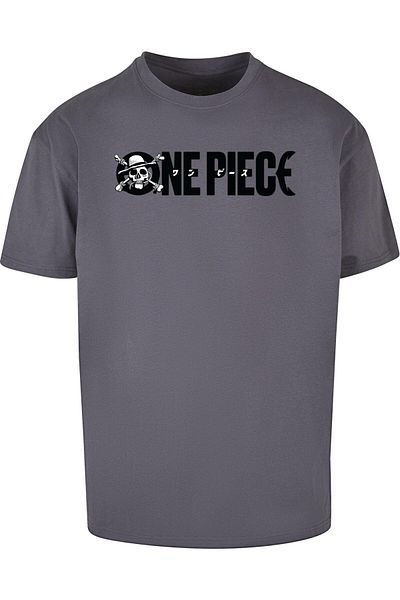 Merchcode One Piece Jolly Roger Logo Oversize Tee