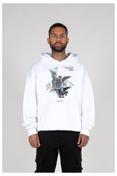 MJ Gonzales Herren Saint V.1 X Heavy Hoody Oversized Essentials V.4