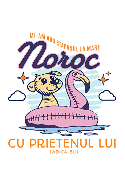 StoryGift Romania Sticker Eticheta 40CM Adeziv mi-am adus sapanul la mare, no...