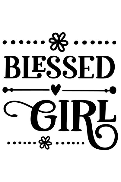 StoryGift Romania Sticker Autocolant 30CM Exterior pentru o fata binecuvantat...