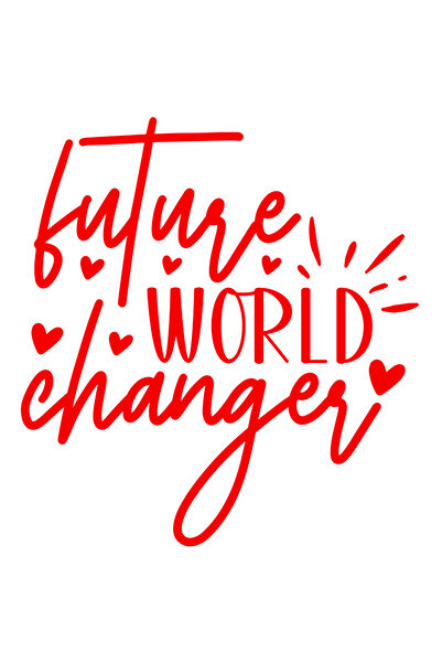 StoryGift Romania Sticker Eticheta 40CM Exterior cu inimioare si textul "Futu...