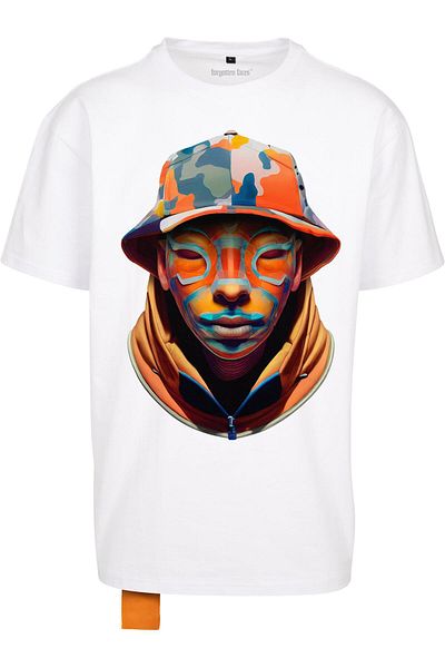 Forgotten Faces Herren Camouflage Heavy Oversized Tee