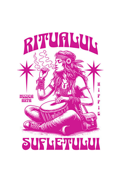 StoryGift Romania Sticker Autocolant 70CM Ritualul Sufetului cu Margini Albe,...