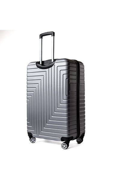 Travel POLO Cabin trolley, TRAVEL POLO, 57x35x25cm, A1004, hand luggage, ABS suitcase, Grey