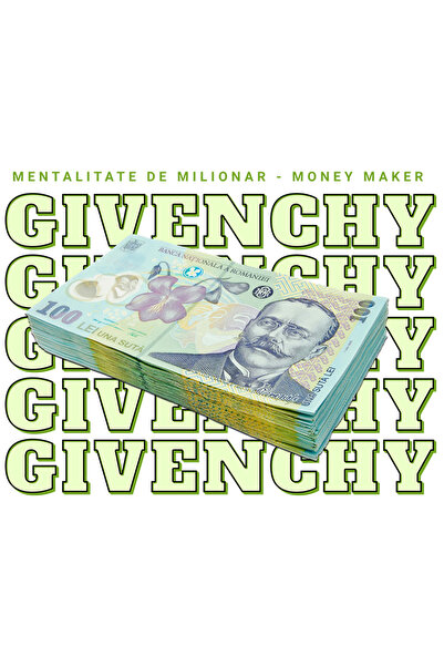 StoryGift Romania Sticker Autocolant 70CM __Givenchy_ - 100 Lei Romanesti cu ...