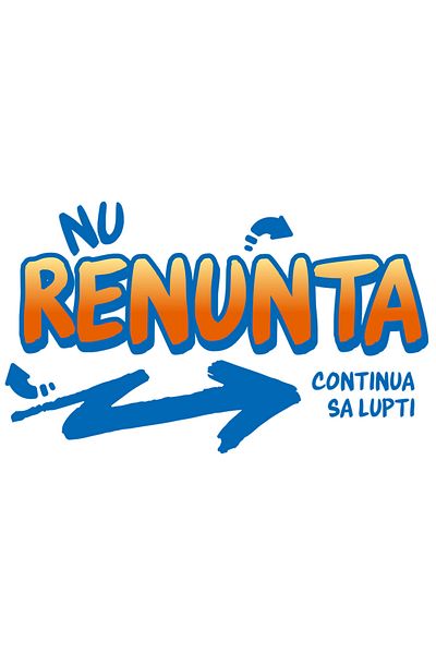 StoryGift Romania Sticker Eticheta 50CM Adeziv Mesaj Motivational In Romana Text Nu Renunta Continua Sa Lupti c