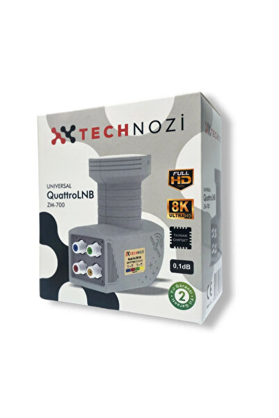 technozi TECHNOZİ UNIVERSAL SANTRAL LNB QUATTRO LNB 8K ULTRA HD