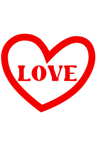 StoryGift Romania Sticker Autocolant 30CM Exterior cu inimioara si textul "Lo...