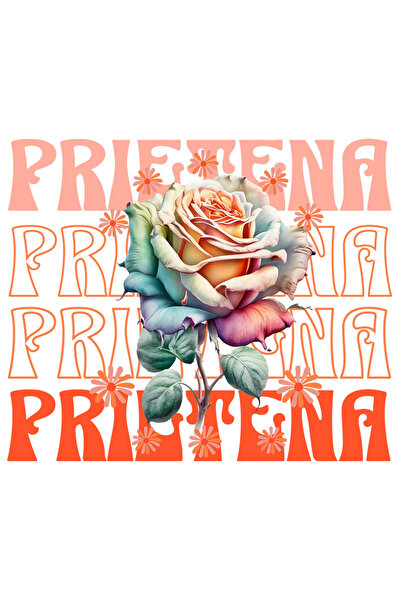 StoryGift Romania Sticker Autocolant 70CM Prietena - Trandafir Floare cu Marg...