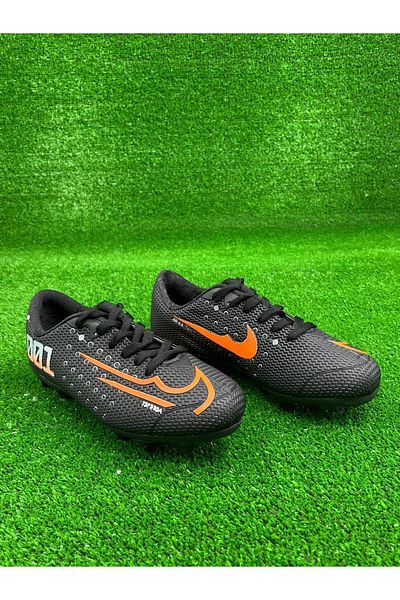 Moda Lime Boys' Football Boots Turf Field Boys' Soccer Shoes Spiked Football Sneakers