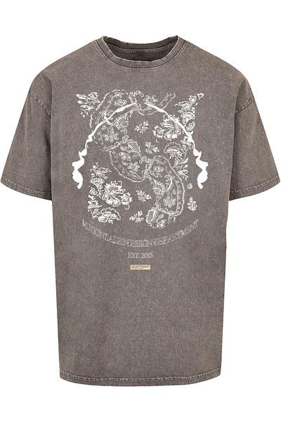 MJ Gonzales Damen Ladies Paisley X Acid Washed Heavy Oversize Tee