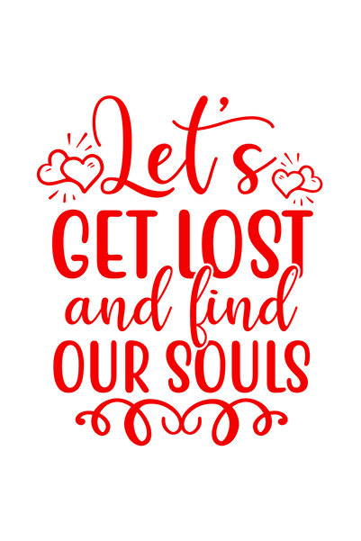 StoryGift Romania Sticker Autocolant 30CM Exterior cu mesajul "Let's get lost...