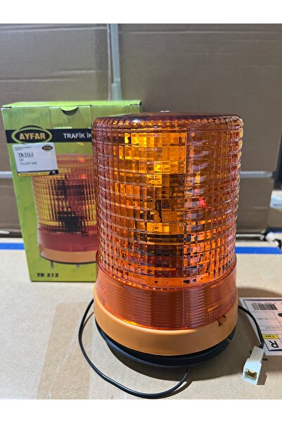 AYFAR Tr512-3 Ayfar döner ikaz lambası Ampüllü model vidalı 24 volt için uyum...
