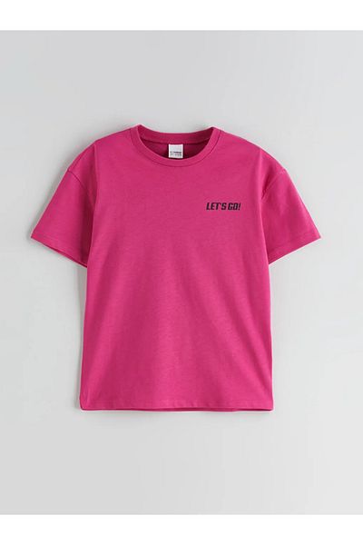 LC Waikiki Text Printed Boy's T-Shirt