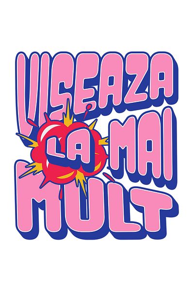 StoryGift Romania Sticker Eticheta 40CM Adeziv Mesaj Motivational Text Viseaza La Mai Mult Femei cu Margini Albe