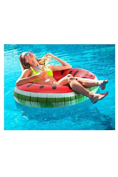 OEM Inflatable Ring for Adults and Children, Watermelon Shape, 90cm