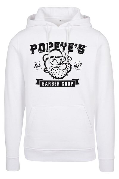 Merchcode Herren Popeye Barber Shop Hoody