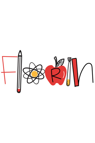 StoryGift Romania Sticker Eticheta 40CM Cu Numele Florin, si Mesaj Amuzant, C...