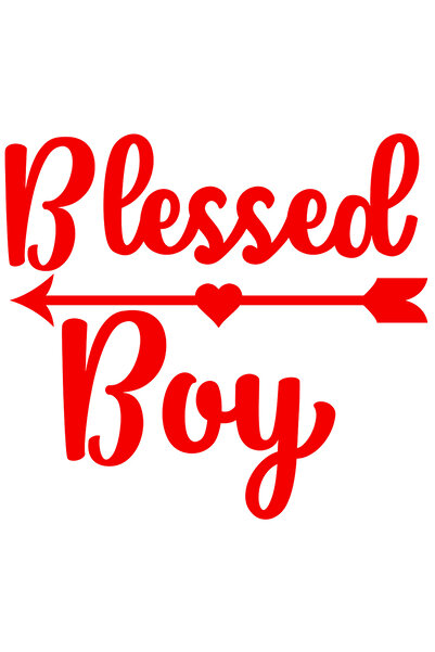 StoryGift Romania Sticker Eticheta 40CM Exterior pentru un baietel binecuvant...