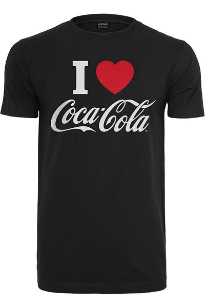 Merchcode Herren Coca Cola I Love Coke Tee