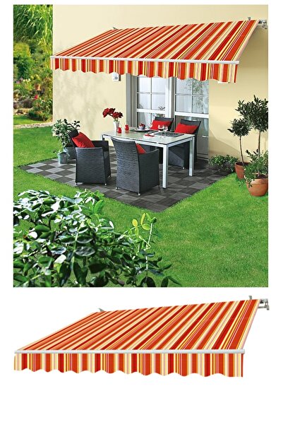 Magnotto Balkon Teras Bahçe Tente Çadır Gölgelik Güneşlik Teleskopik Açılır K...