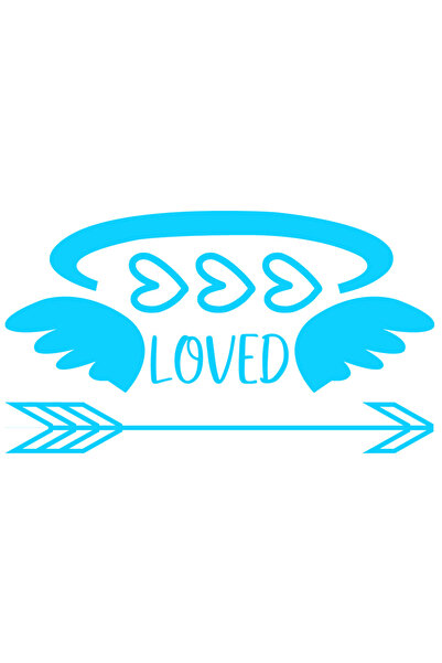 StoryGift Romania Sticker Eticheta 40CM Exterior cu inimioare pentru bebelusi...