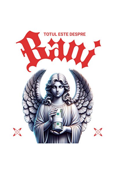 StoryGift Romania Sticker Adeziv Inger De Piatra, Totul Este Despre Bani Tean...