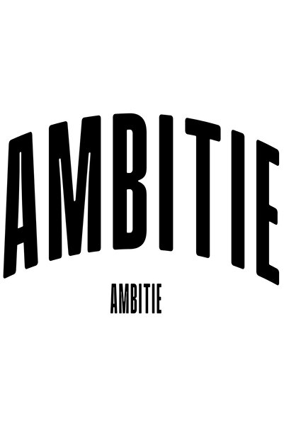 StoryGift Romania Sticker Adeziv 90CM Cuvantul Ambitie, Motivational, Self He...