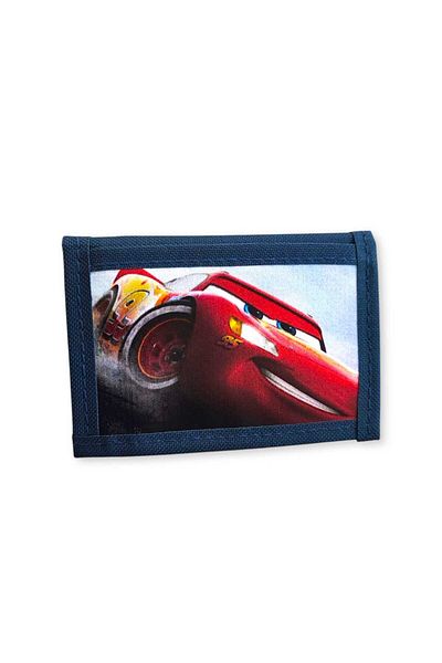 Bebek Özel Velcro Boys Wallet Zipper Wallet Colorful Lightning Mcqueen Race Car Printed Wallet
