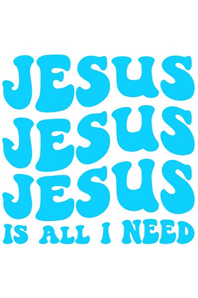 StoryGift Romania Sticker Eticheta 40CM Exterior cu mesajul "Jesus is all I need" - Iisus este tot ce imi trebui