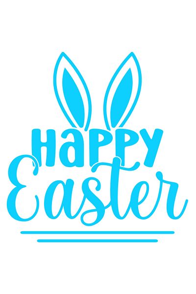 StoryGift Romania 90CM Exterior Adhesive Sticker with rabbit ears and the wish "Happy Easter" - Easter