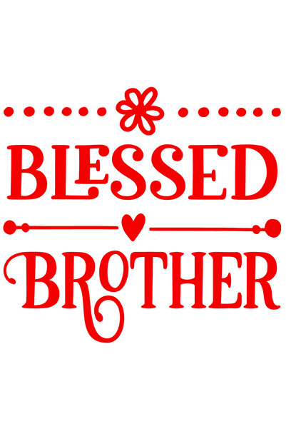 StoryGift Romania Sticker Exterior cu inimioara si textul in engleza "Blessed...